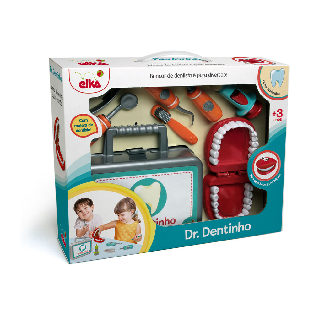 Maleta Dentista Infantil - Doutor Dentinho - MP Brinquedos